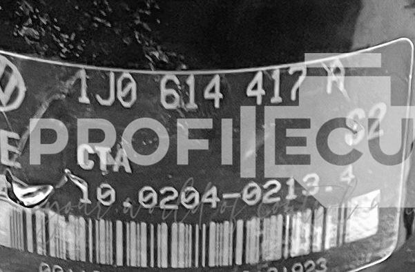 Štítek jednotky: 1J0614417A, 1J0907379R, 10.0204-0213.4, 10.0949-0337.3