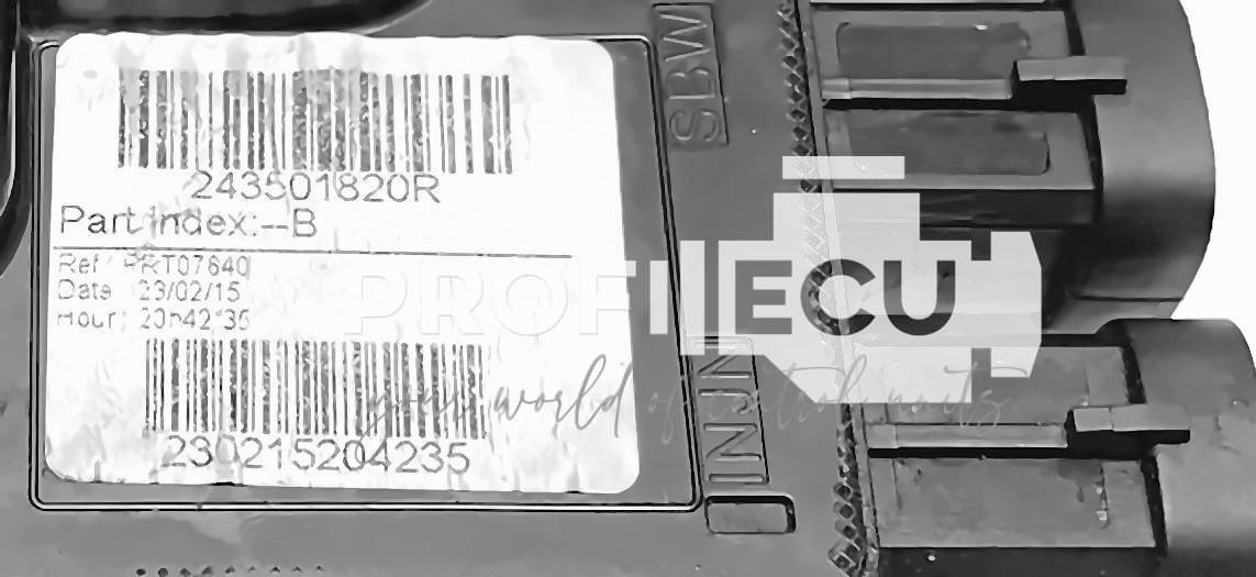 Štítek jednotky: 243501820R, PRT07840