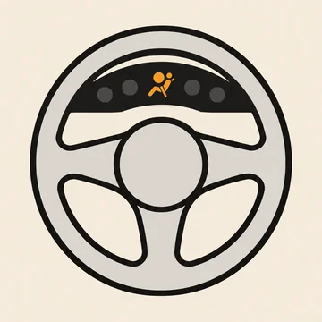Ilustrační obrázek: Trvale svítí kontrolka airbagu