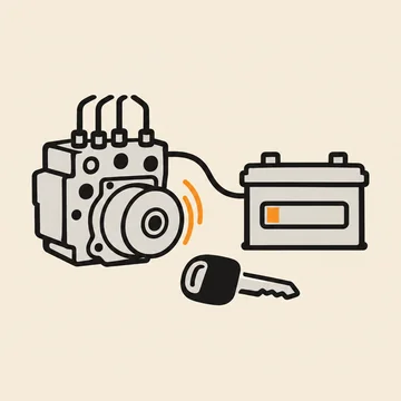 Ilustrační obrázek: Čerpadlo ABS běží i po vypnutí zapalování a vybíjí baterii