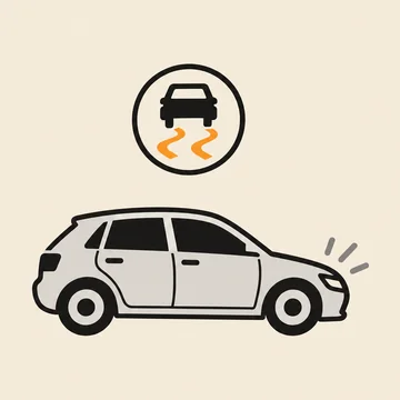 Ilustrační obrázek: ESP zasáhne na suché silnici bez důvodu a auto škubne