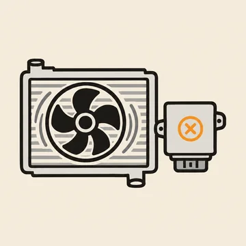Ilustrační obrázek: Motor nenaskočí, běží ventilátor chladiče a diagnostika se s jednotkou nespojí