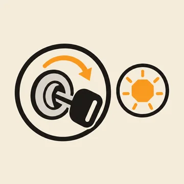 Ilustrační obrázek: Motor nenaskočí nebo startuje ztěžka a svítí červená kontrolka STOP