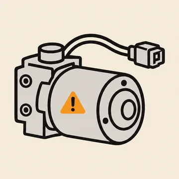Ilustrační obrázek: Svítí ABS a kontrolka prokluzu, diagnostika hlásí chybu čerpadla