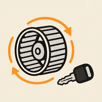 Ilustrační obrázek: Ventilátor topení nejde regulovat a běží i po vypnutí zapalování