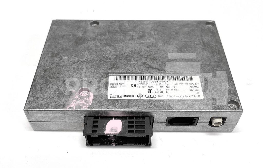 4E0862335 Modul telefonu Bluetooth Harman Becker, Audi A6 C6
