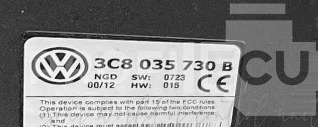 Štítek jednotky: 3C8035730B