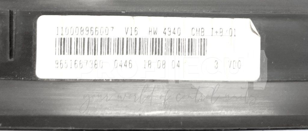 9651667380 Přístrojová deska VDO, Citroën Xsara Picasso