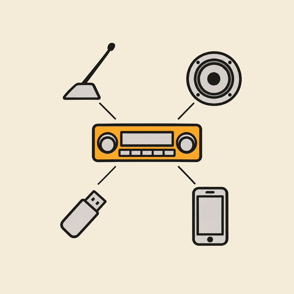 Radio pro Lexus RX 300 150 kW – ilustrace, k čemu díl slouží