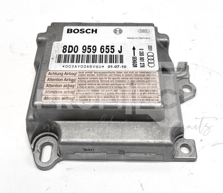 8D0959655J Řídicí jednotka airbagu Bosch, Audi A4 B5