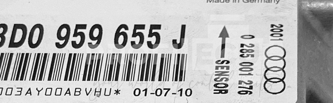 Štítek jednotky: 8D0959655J, 0285001276