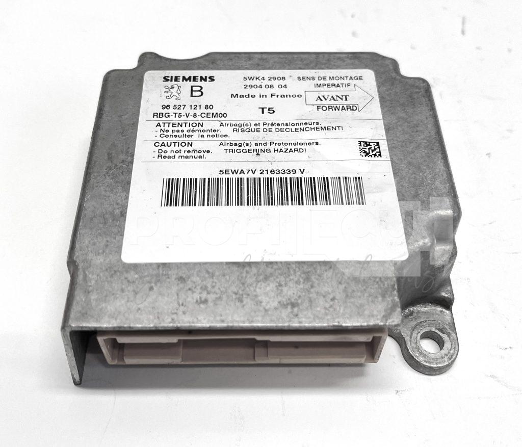 9652712180 Řídicí jednotka airbagu Siemens, Peugeot 307