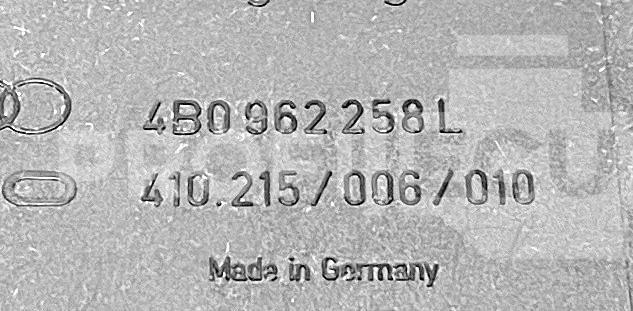 Štítek jednotky: 4B0962258L, 410.215/006/010
