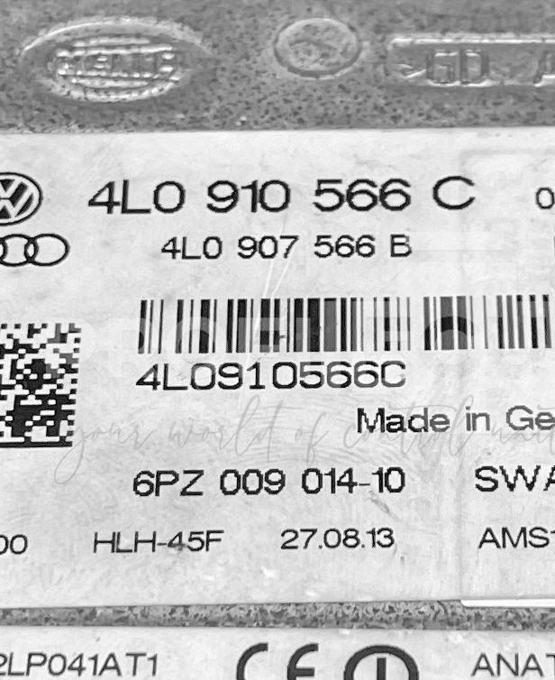 Štítek jednotky: 4L0910566C, 4L0907566B, 6PZ009014-10
