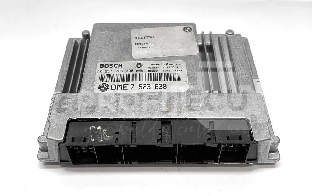 7523838 Řídicí jednotka motoru Bosch DME, BMW 3 E46 2.0 benzín N42