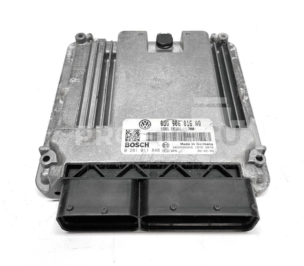 03G906016AQ Řídicí jednotka motoru Bosch EDC16U1, VW Golf V 2.0 TDI BKD
