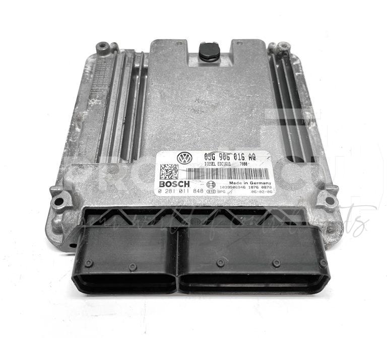 03G906016AQ Řídicí jednotka motoru Bosch EDC16U1, VW Golf V 2.0 TDI BKD