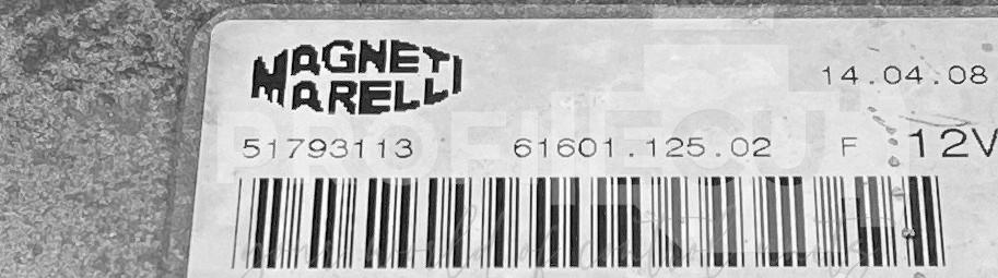 Štítek jednotky: 51793113, 61601.125.02