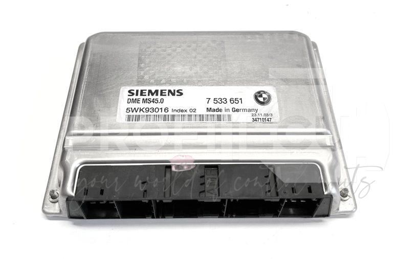7533651 Řídicí jednotka motoru Siemens MS45.0, BMW Z4 E85 M54 2.5 / 3.0 benzín