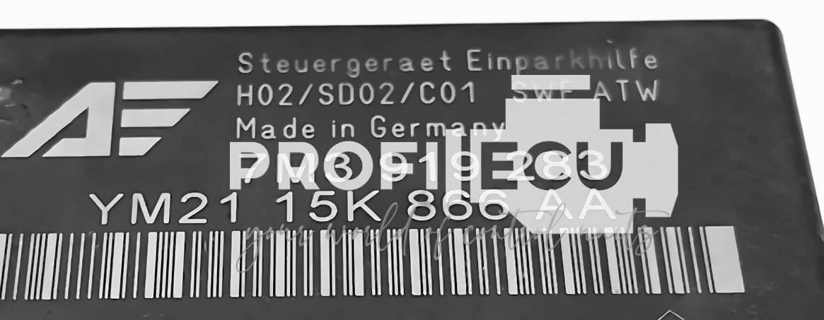 Štítek jednotky: 7M3919283, YM2115K866AA