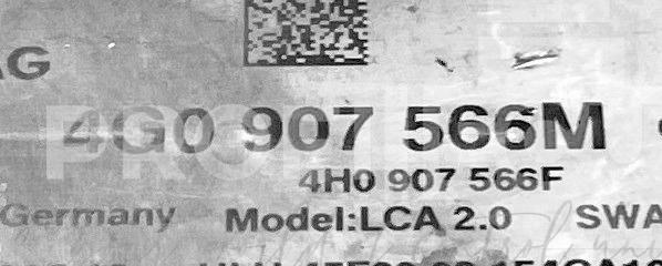 Štítek jednotky: 4G0907566M