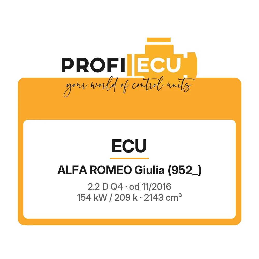Etiketa ProfiECU: ECU pro Alfa Romeo Giulia 2.2 D Q4 154 kW
