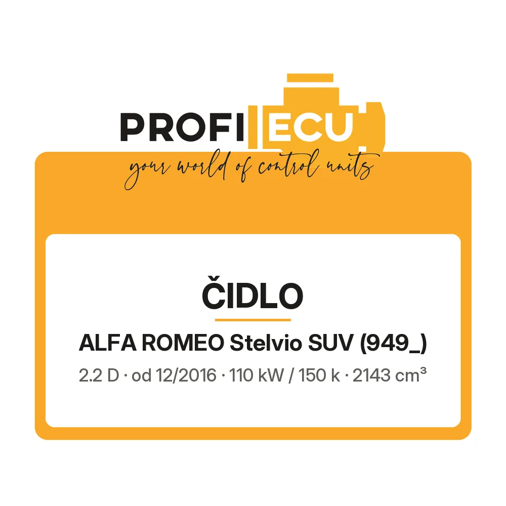 Etiketa ProfiECU: Čidlo pro Alfa Romeo Stelvio SUV 2.2 D 110 kW