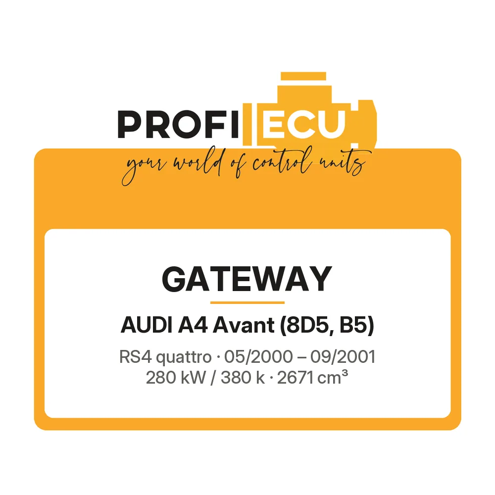 Etiketa ProfiECU: GATEWAY pro Audi A4 Avant RS4 quattro 280 kW