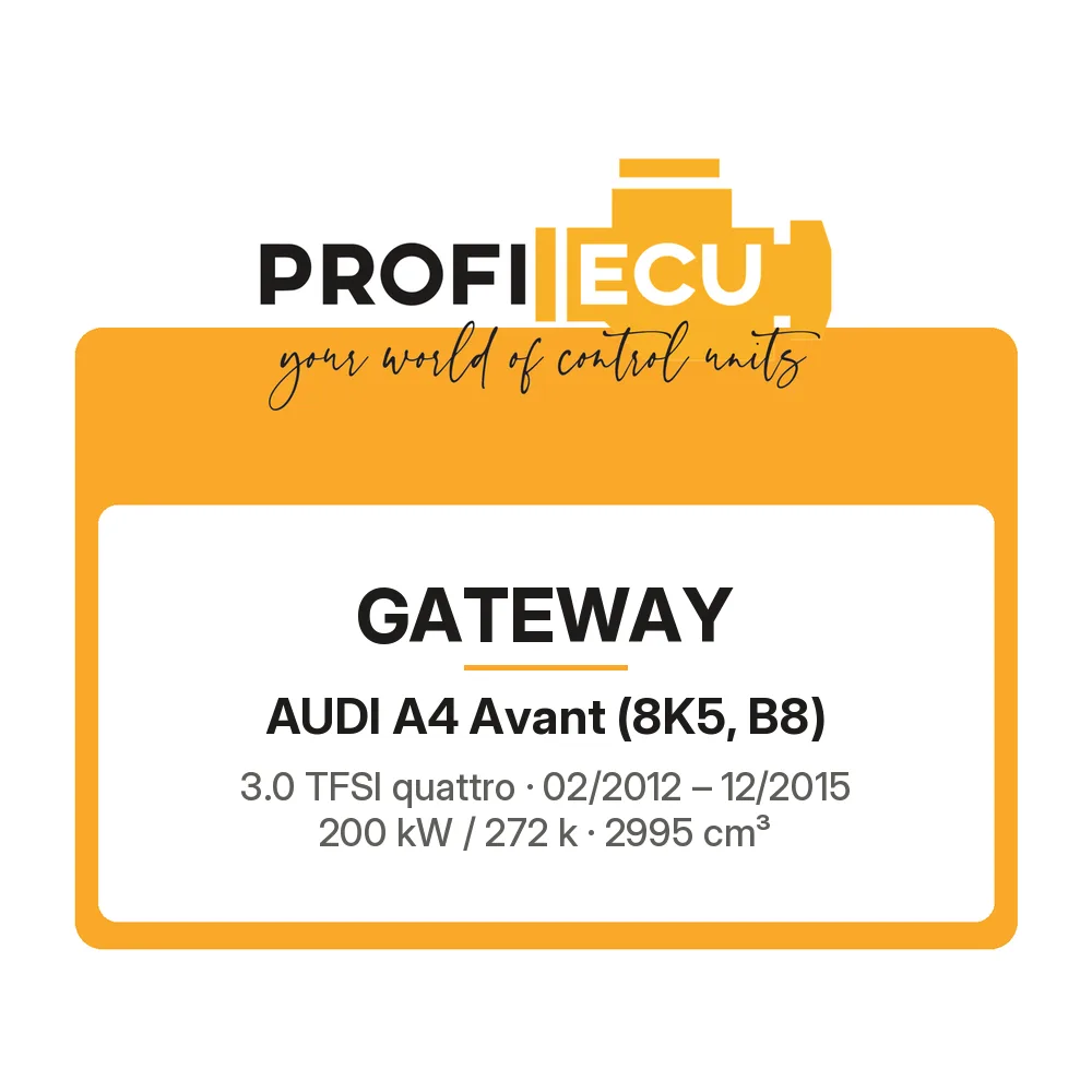 Etiketa ProfiECU: GATEWAY pro Audi A4 Avant 3.0 TFSI quattro 200 kW