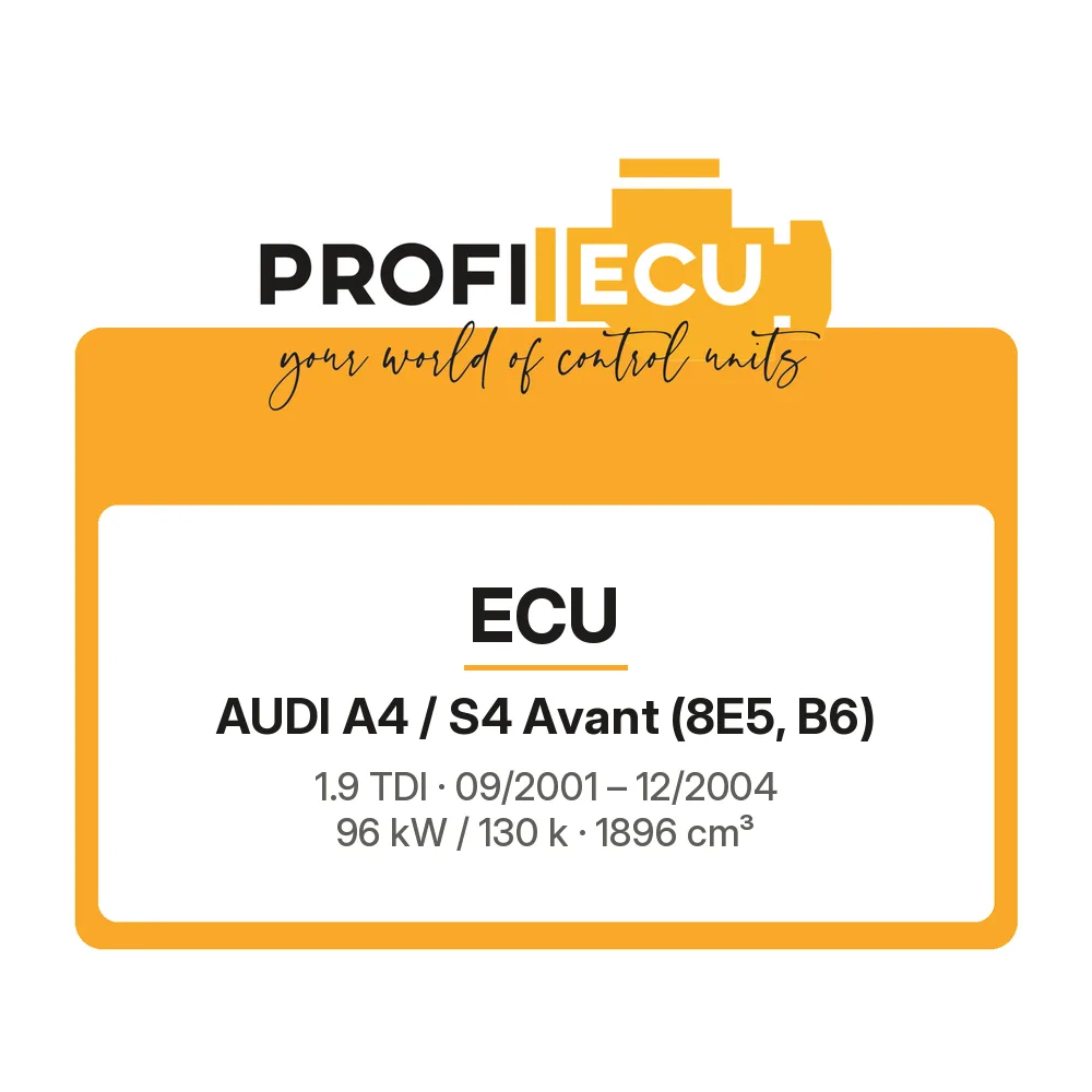 Etiketa ProfiECU: ECU pro Audi A4 / S4 Avant 1.9 TDI 96 kW