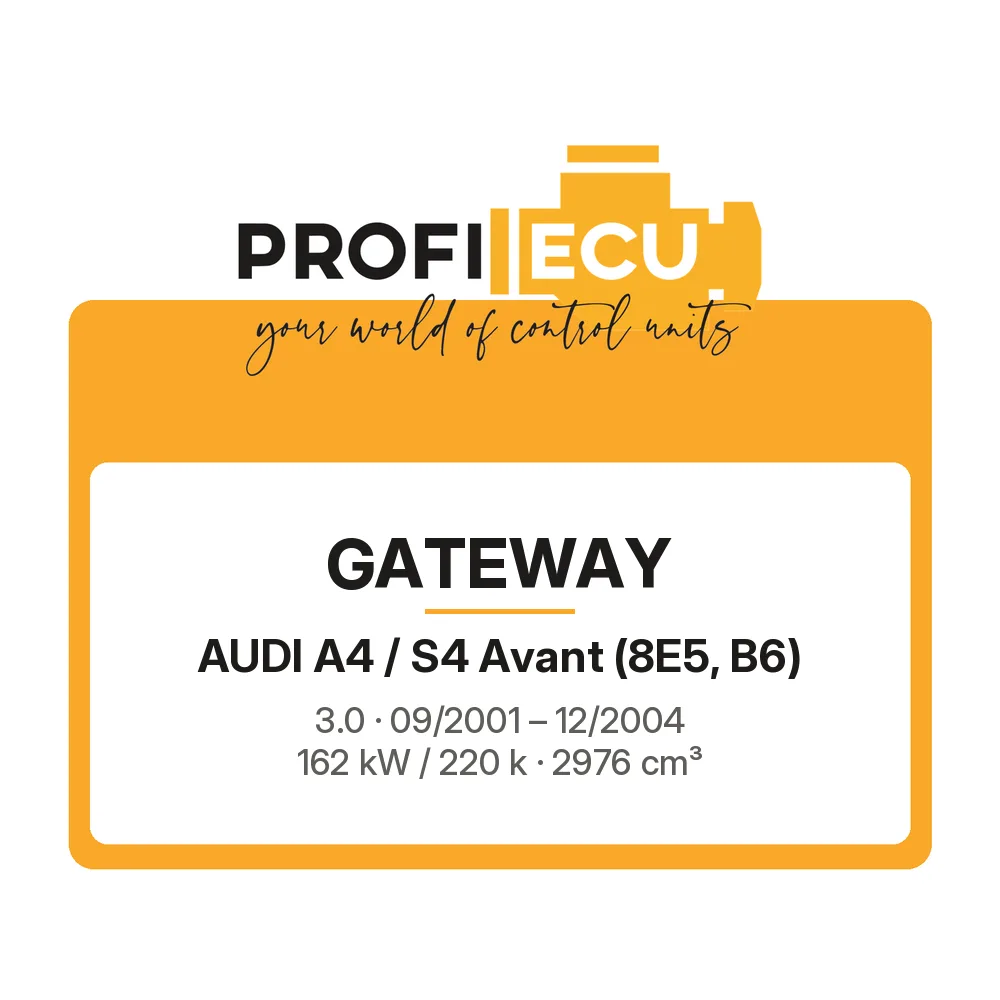 Etiketa ProfiECU: GATEWAY pro Audi A4 / S4 Avant 3.0 162 kW