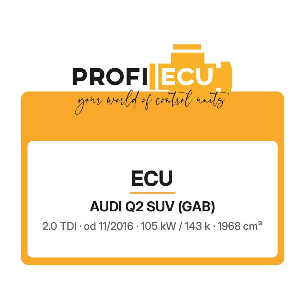 Etiketa ProfiECU: ECU pro Audi Q2 SUV 2.0 TDI 105 kW