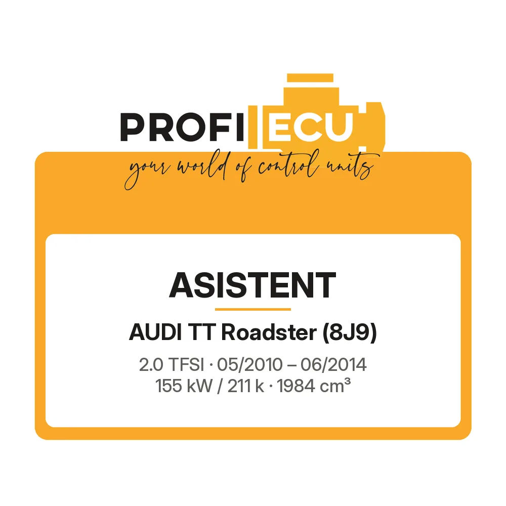 Etiketa ProfiECU: ASISTENT pro Audi TT Roadster 2.0 TFSI 155 kW
