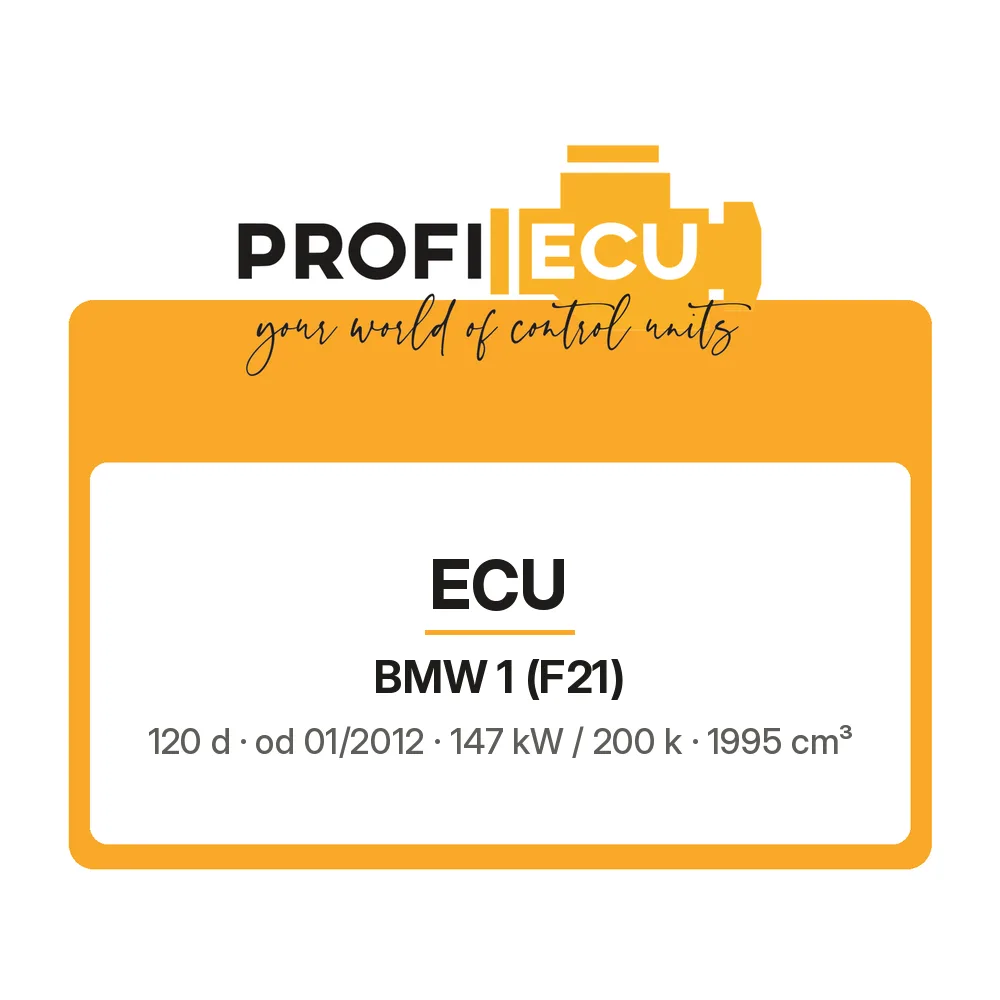 Etiketa ProfiECU: ECU pro BMW 1 120 d 147 kW