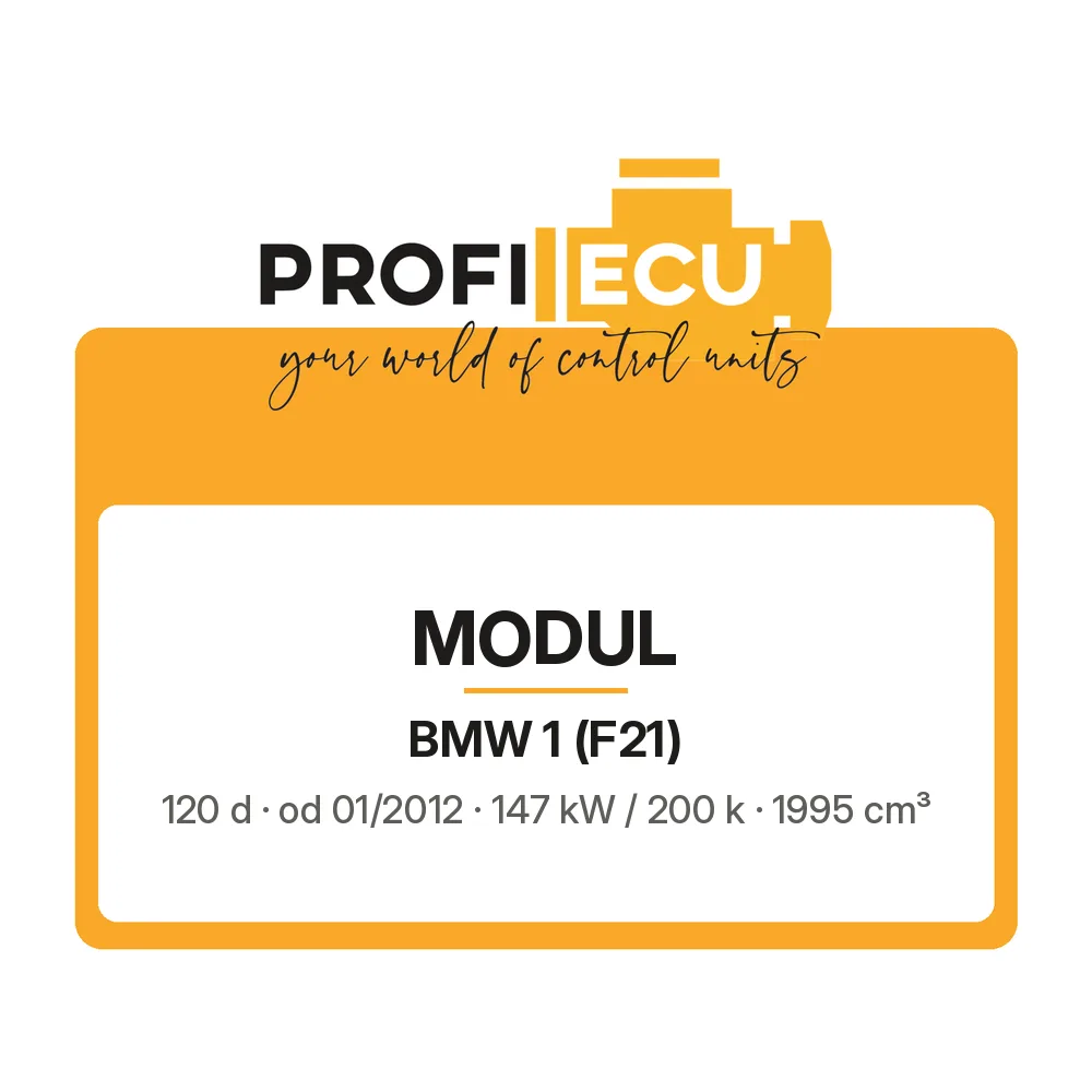 Etiketa ProfiECU: Modul pro BMW 1 120 d 147 kW