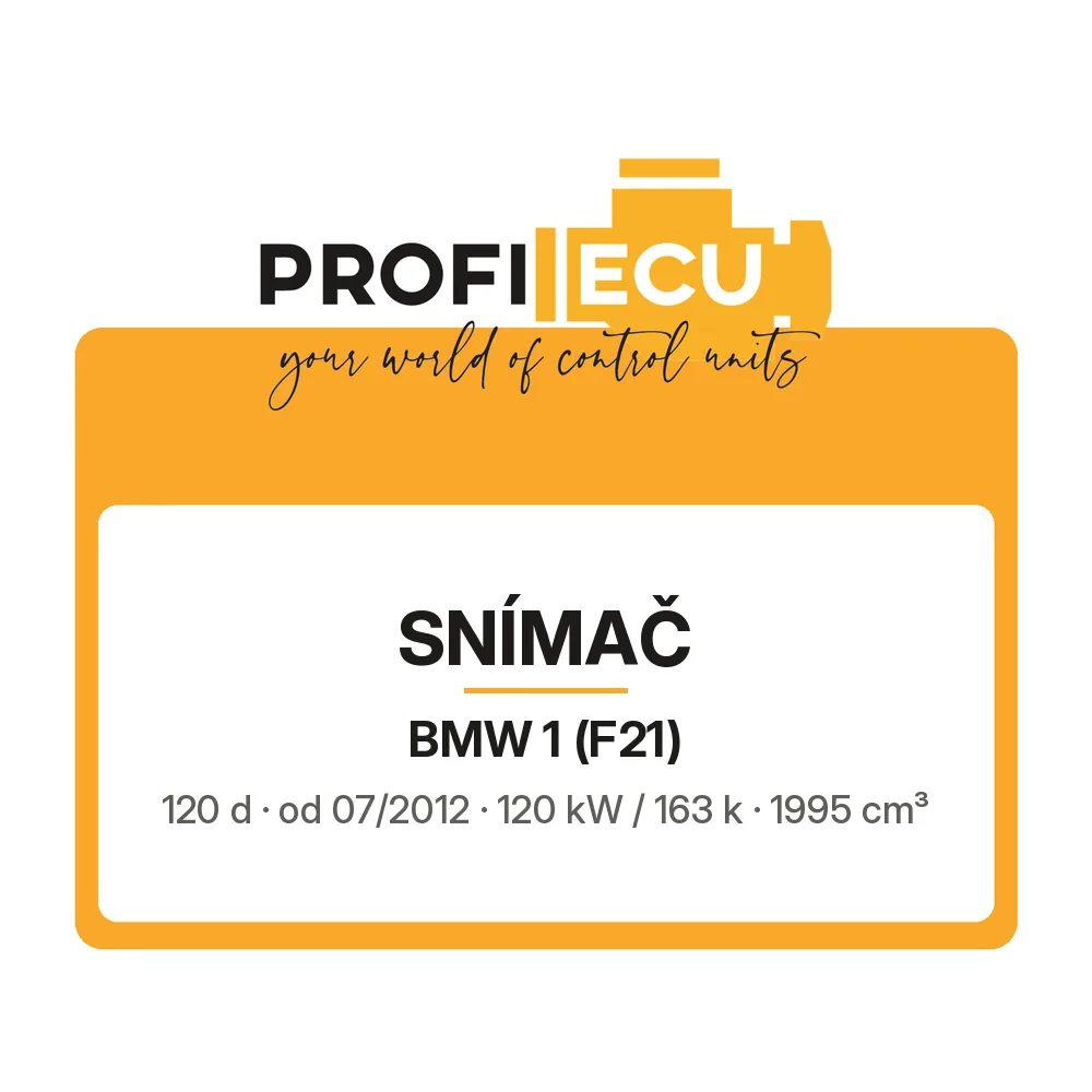Etiketa ProfiECU: Snímač pro BMW 1 120 d 120 kW