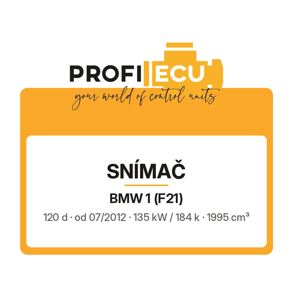 Etiketa ProfiECU: Snímač pro BMW 1 120 d 135 kW