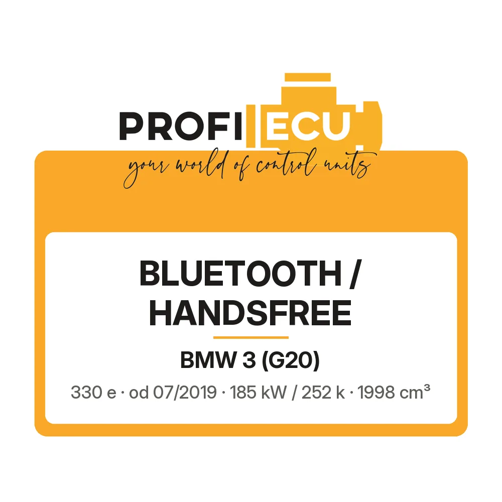 Etiketa ProfiECU: Bluetooth / Handsfree pro BMW 3 330 e 185 kW