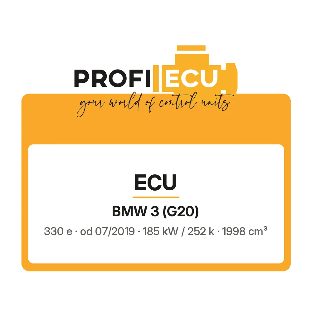 Etiketa ProfiECU: ECU pro BMW 3 330 e 185 kW