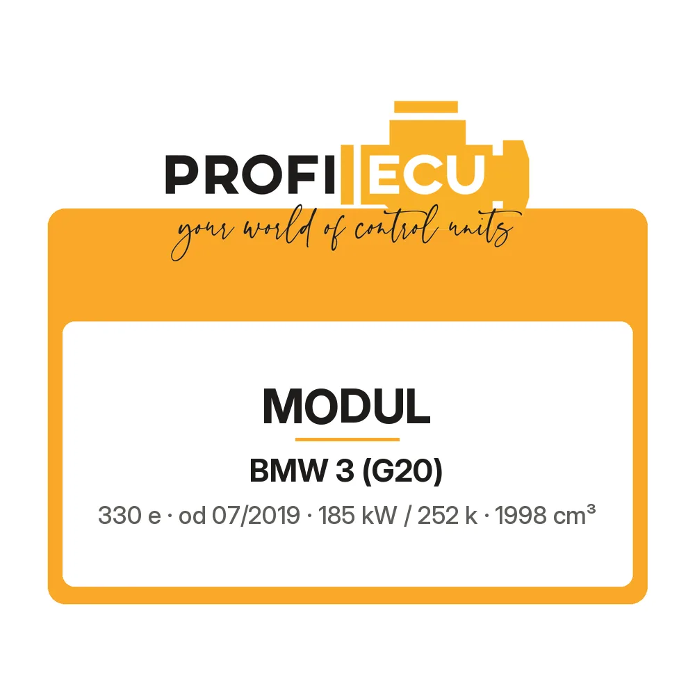 Etiketa ProfiECU: Modul pro BMW 3 330 e 185 kW