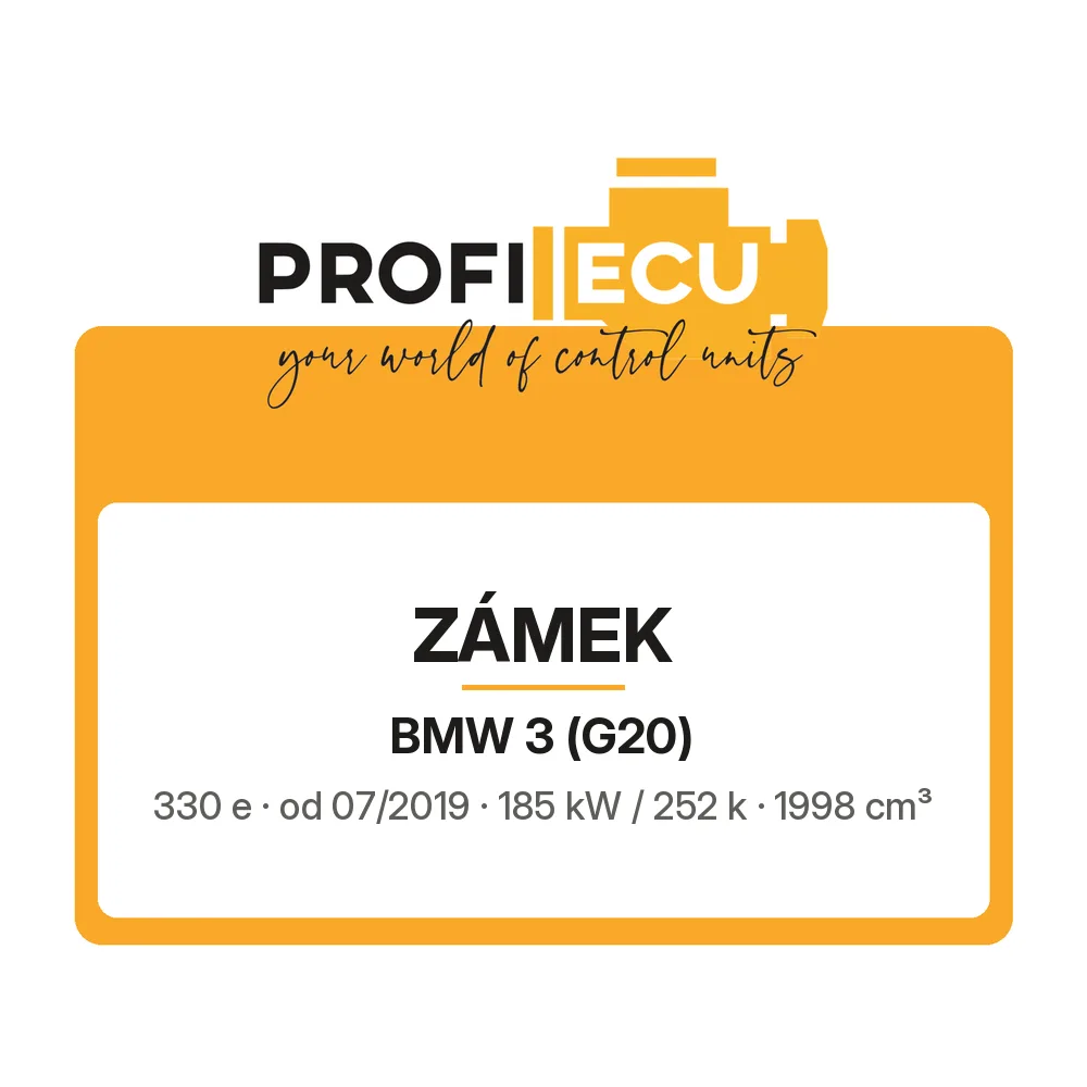 Etiketa ProfiECU: Zámek pro BMW 3 330 e 185 kW