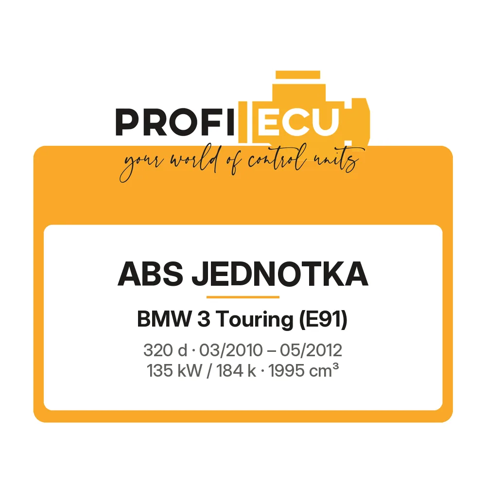 Etiketa ProfiECU: ABS jednotka pro BMW 3 Touring 320 d 135 kW