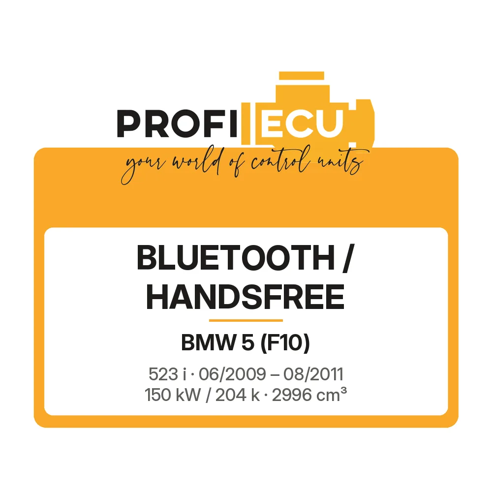 Etiketa ProfiECU: Bluetooth / Handsfree pro BMW 5 523 i 150 kW