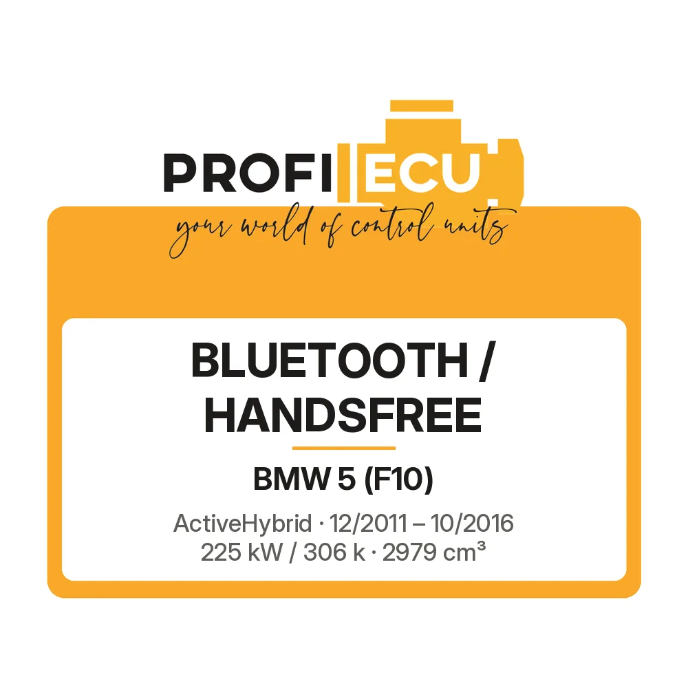 Etiketa ProfiECU: Bluetooth / Handsfree pro BMW 5 ActiveHybrid 225 kW