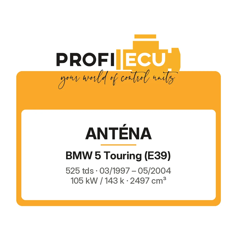 Etiketa ProfiECU: Anténa pro BMW 5 Touring 525 tds 105 kW