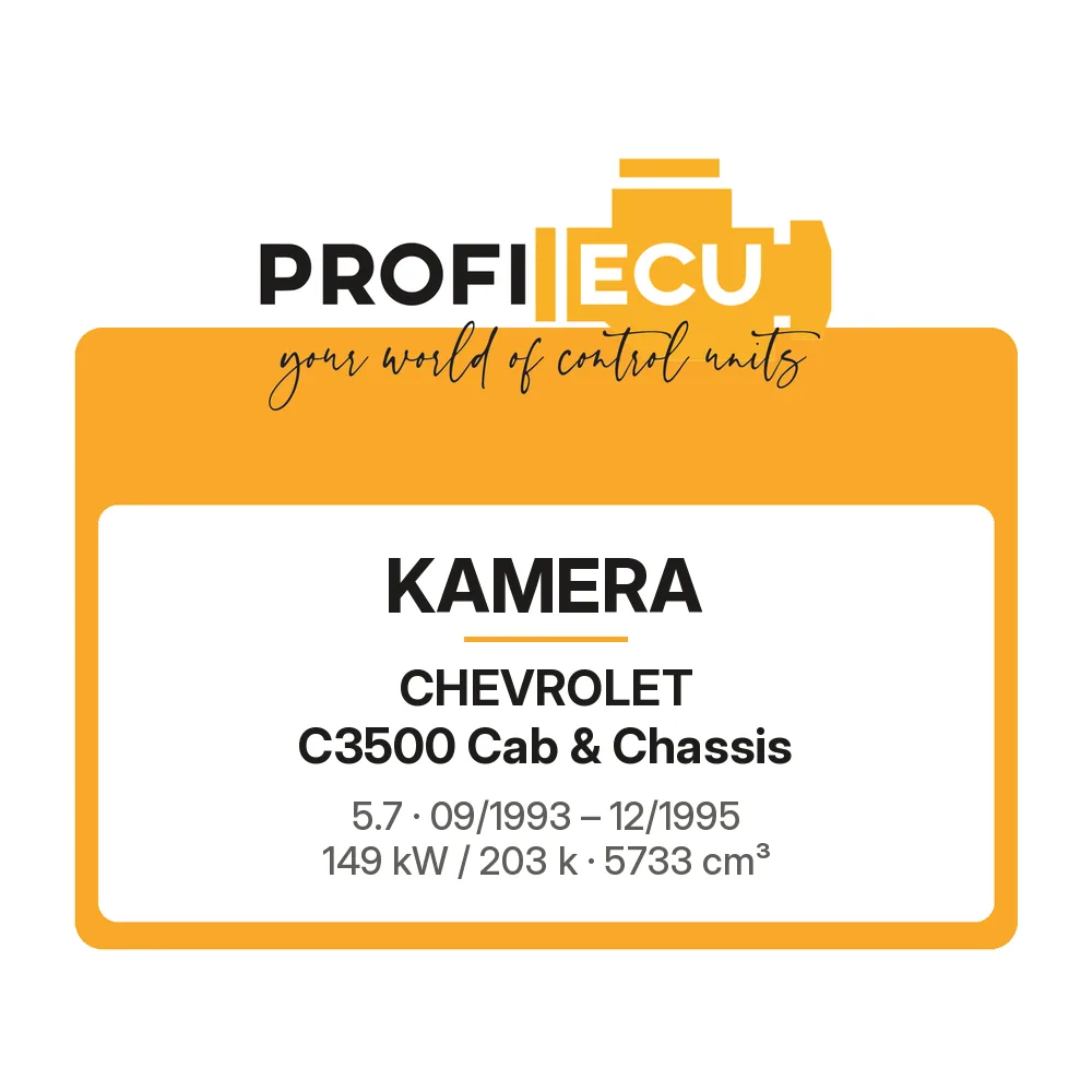 Etiketa ProfiECU: Kamera pro Chevrolet C3500 Cab & Chassis 5.7 149 kW