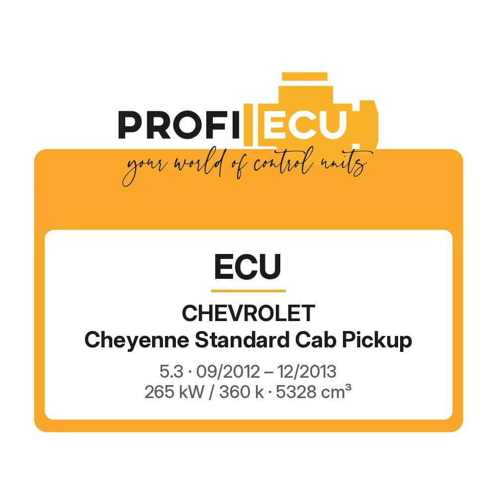 Etiketa ProfiECU: ECU pro Chevrolet Cheyenne Standard Cab Pickup 5.3 265 kW