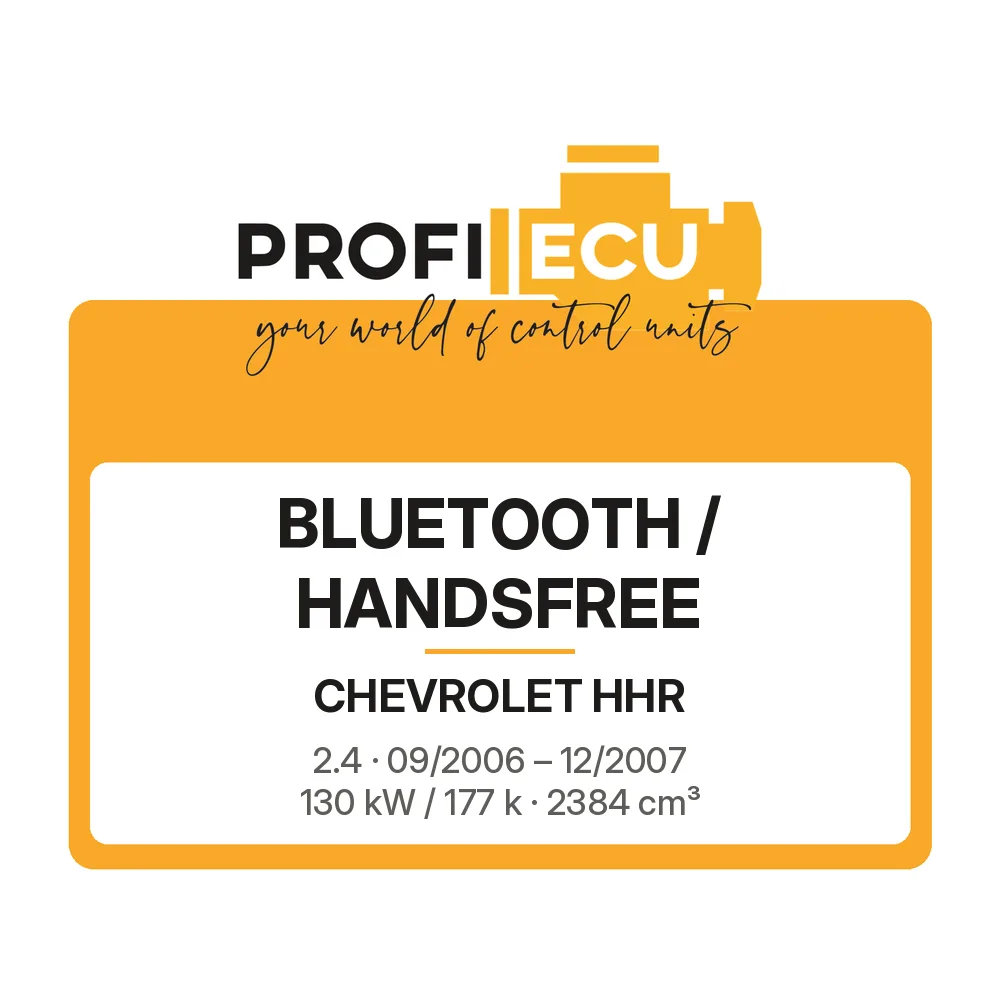 Etiketa ProfiECU: Bluetooth / Handsfree pro Chevrolet HHR 2.4 130 kW
