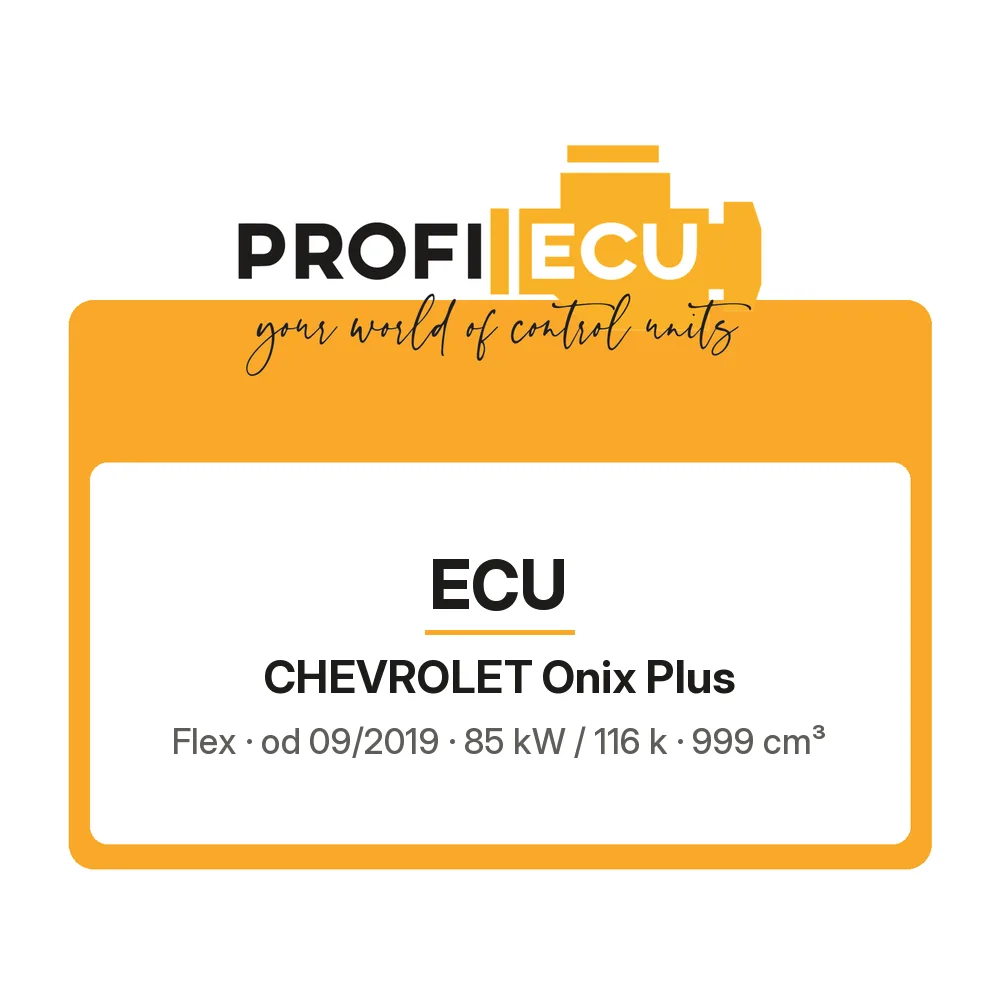 Etiketa ProfiECU: ECU pro Chevrolet Onix Plus Flex 85 kW