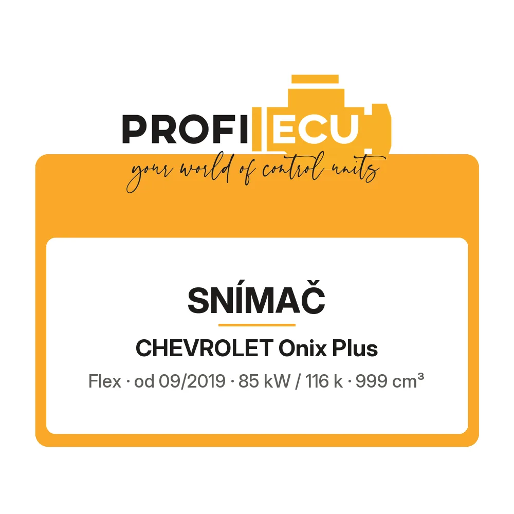 Etiketa ProfiECU: Snímač pro Chevrolet Onix Plus Flex 85 kW